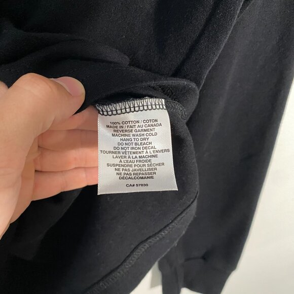 Octobers Very Own Classic Logo Long Sleeve Crew Tee Black men's size small - Picture 6 of 7